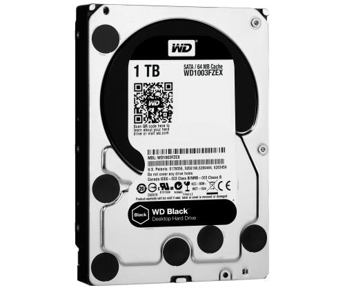 HDD WESTERN DIGITAL Black 1TB SATA 3.0 64 MB 7200 rpm 3,5" WD1003FZEX