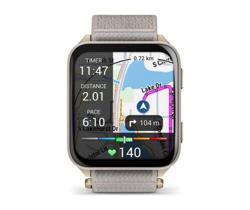 SMARTWATCH VENU X1/GOLD/TITAN 010-02980-09 GARMIN