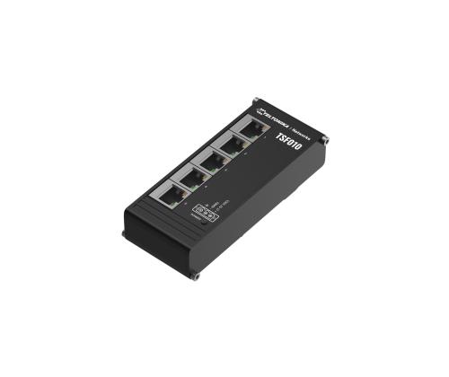 Switch TELTONIKA Switch type Unmanaged Form factor DIN rail 5xRJ-45 ports RJ-45 Ports Type Fast…