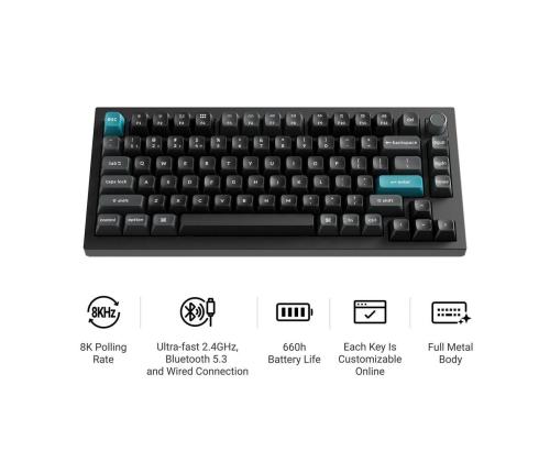 KEYBOARD WRL Q1 ULTRA/BLACK Q1U-M1 KEYCHRON
