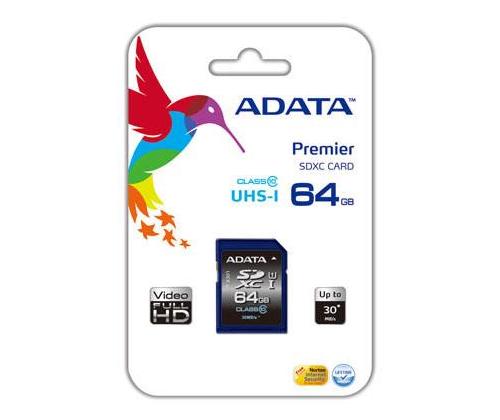MEMORY SDXC 64GB CLASS10/ASDX64GUICL10-R ADATA