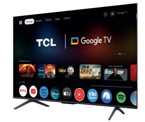 TV Set TCL 50 " 4K Ultra HD 3840 x 2160 pixels Flat QD-Mini LED 50C61K