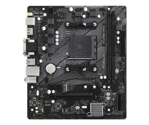 Mainboard ASROCK AMD A520 SAM4 Micro-ATX Memory DDR4 Memory slots 2 1xPCI-Express 3.0 1x 1xPCI…