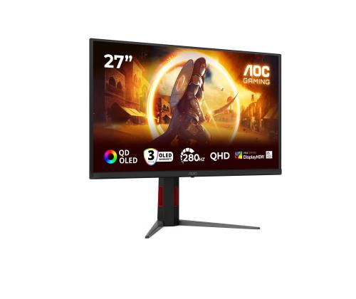 LCD Monitor AOC 27 " 2560 x 1440 pixels Quad HD Native aspect ratio 16:9 QD-OLED Flat Q27G4ZD