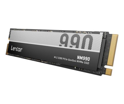 SSD LEXAR NM990 1TB M.2 NVMe Write speed 7500 MBytes/sec Read speed 14000 MBytes/sec 2.45mm TBW 750…