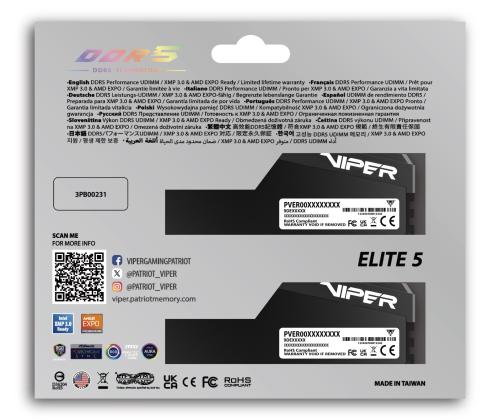 MEMORY DIMM 32GB DDR5-6000/KIT2 VEUR532G6028K PATRIOT