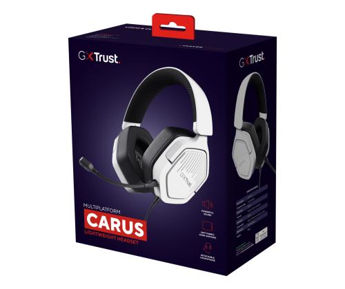 HEADSET GXT492W CARUS/WHITE 25448 TRUST