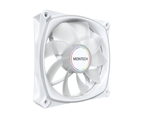 CASE FAN 120MM/RX120 PRO WHITE 3 IN 1 MONTECH