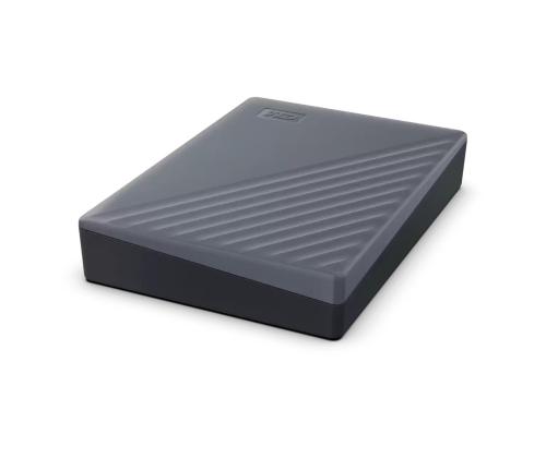 External HDD WESTERN DIGITAL My Passport WDBRMD0040BGY-WESN 4TB USB-C Colour Grey WDBRMD0040BGY-WESN