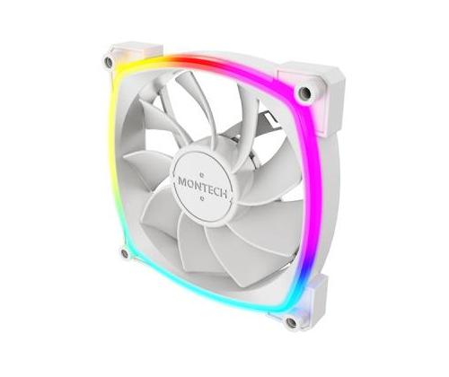 CASE FAN 120MM/RX120 PWM WHITE 3 IN 1 MONTECH