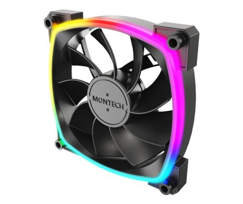 CASE FAN 120MM/RX120 PWM BLACK 3 IN 1 MONTECH