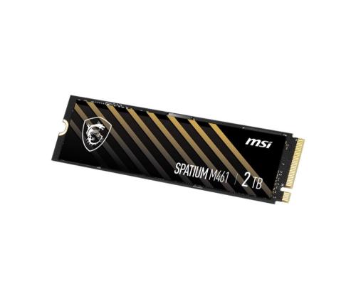 SSD MSI SPATIUM M461 2TB M.2 PCIE NVMe 3D NAND Write speed 4200 MBytes/sec Read speed 5000 MBytes…