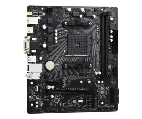 Mainboard ASROCK AMD A520 SAM4 Micro-ATX Memory DDR4 Memory slots 2 1xPCI-Express 3.0 1x 1xPCI…