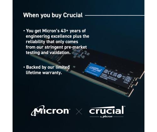 MEMORY DIMM 32GB DDR5-5600/KIT2 CT2K16G56C46U5 CRUCIAL