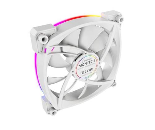 CASE FAN 120MM/RX120 PWM WHITE 3 IN 1 MONTECH
