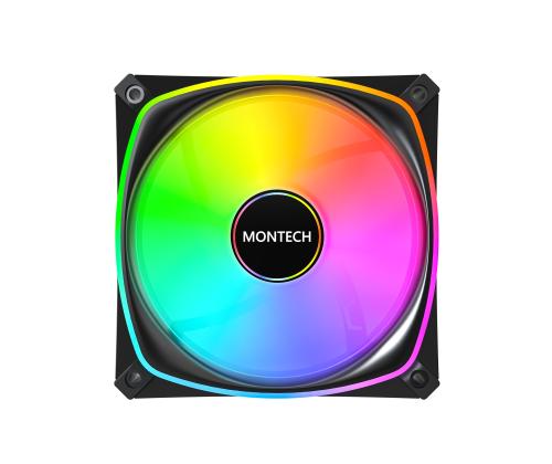 CASE FAN 120MM/RX120 PRO BLACK 3 IN 1 MONTECH