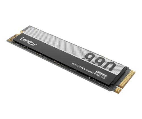 SSD LEXAR NM990 1TB M.2 NVMe Write speed 7500 MBytes/sec Read speed 14000 MBytes/sec 2.45mm TBW 750…