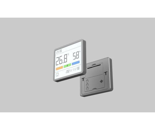 HYGROMETER/THERMOMETER/CLOCK/MTHM01 MOVA