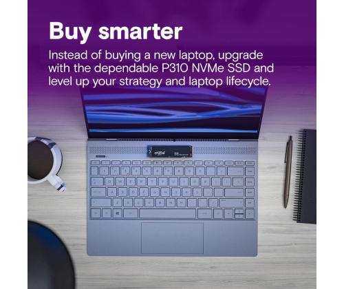 SSD CRUCIAL 220xTBW rating Read speed 7100 MB/s Write speed 6000 MB/s NVMe Yes PCI Express 4.0 M.2…