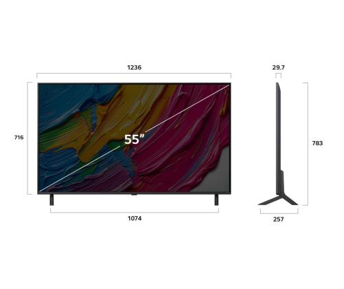 TV Set LG 55 " 4K Ultra HD 3840 x 2160 pixels Flat 16:9 QNED 55QNED80A3A