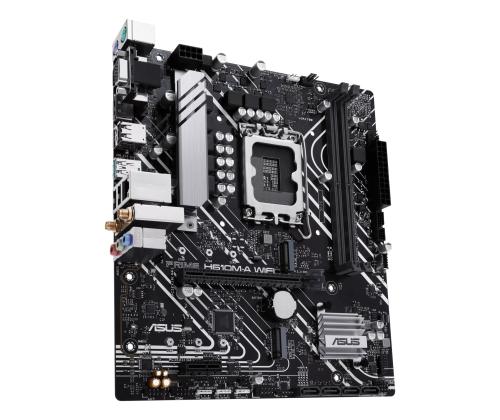 Mainboard ASUS Intel H610 LGA 1700 micro ATX RAM DDR5-SDRAM 2xSlots Wi-Fi Yes Bluetooth Yes…