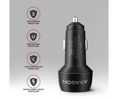 MOBILE CHARGER CAR USB 2PORT/48W PWC-PQ48 AXAGON