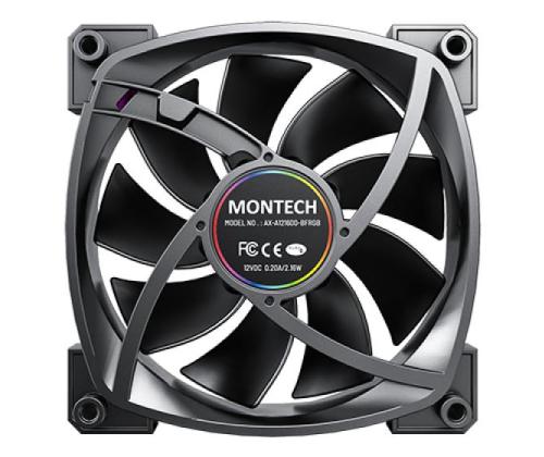 CASE FAN 120MM/AX120 PWM BLACK 3 IN 1 MONTECH