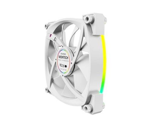 CASE FAN 120MM/RX120 PWM WHITE 3 IN 1 MONTECH