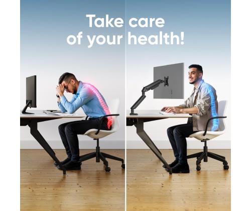 MONITOR ACC DESK MOUNT/13-32" BLACK G45-B ONKRON