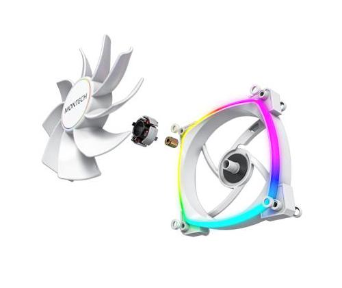 CASE FAN 140MM/RX140 PWM WHITE MONTECH
