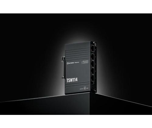 Switch TELTONIKA Switch type Unmanaged 5xRJ-45 ports RJ-45 Ports Type Gigabit Ethernet (10/100/1000…