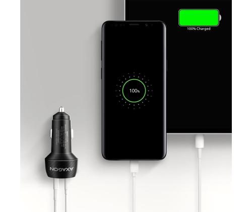 MOBILE CHARGER CAR USB 2PORT/48W PWC-PQ48 AXAGON