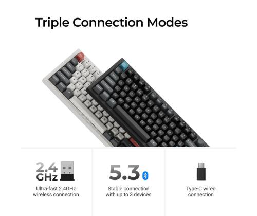 KEYBOARD WRL Q3 ULTRA/BLACK Q3U-M4 KEYCHRON