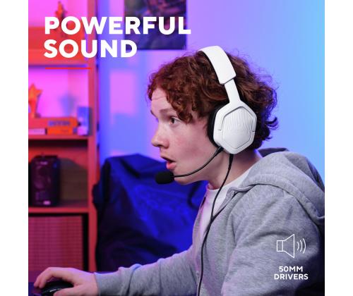 HEADSET GXT492W CARUS/WHITE 25448 TRUST