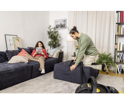 Vacuum Cleaner KARCHER Input power 1000 W Dust capacity 4 L Drum vacuum Cleaning type Dry&wet Dust…