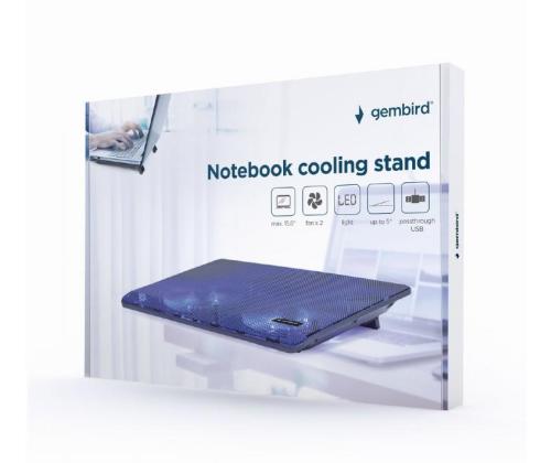 NB ACC COOLING STAND LED/NBS-2F15-05 GEMBIRD
