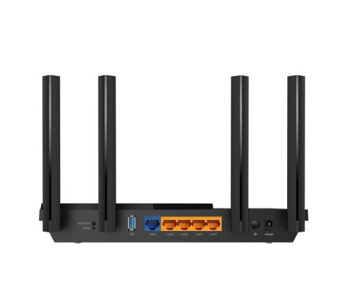 Wireless Router TP-LINK Wireless Router 3000 Mbps Wi-Fi 6 USB 3.0 1 WAN 4x10/100/1000M Number of…