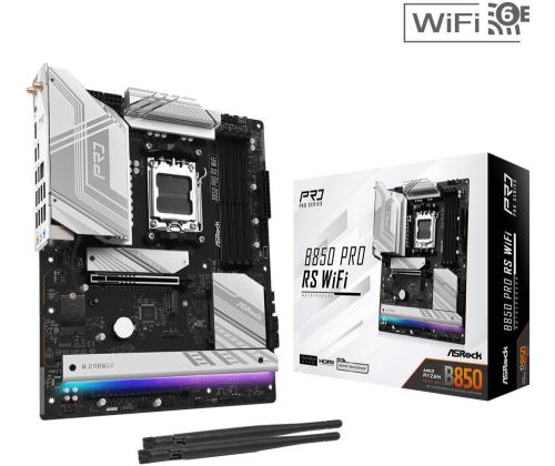 Mainboard ASROCK AMD B850 SAM5 ATX Memory DDR5 Memory slots 4 1xPCI-Express 4.0 16x 1xPCI-Express...