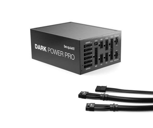 Power Supply BE QUIET 1600 Watts Peak Power 1700 Watts Efficiency 80 PLUS TITANIUM PFC Active...