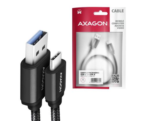 CABLE USB-C TO USB3.2 2M/BLACK BUCM3-AM20AB AXAGON