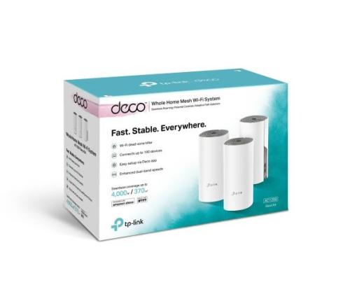 Wireless Router TP-LINK Wireless Router 3-pack 1167 Mbps Mesh IEEE 802.11ac LAN \ WAN ports 2...