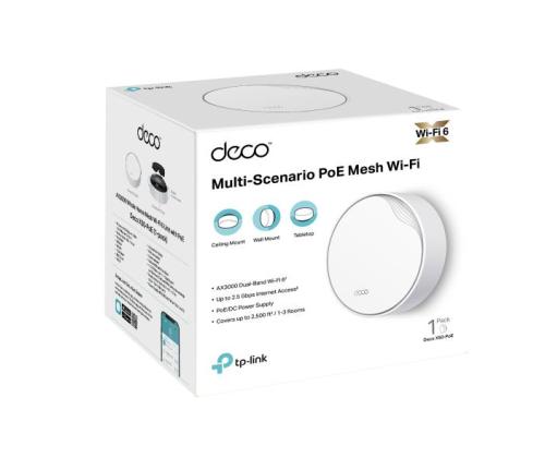 Wireless Router TP-LINK Wireless Router 3000 Mbps Mesh Wi-Fi 6 1x10/100/1000M 1x2.5GbE DHCP...