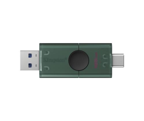 MEMORY DRIVE FLASH USB3.2/128G DUO DTDEG2/128GB KINGSTON