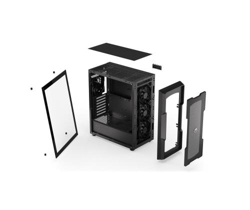 CASE MIDITOWER ATX W/O PSU/REGNUM 400 AIR EY2A008 ENDORFY