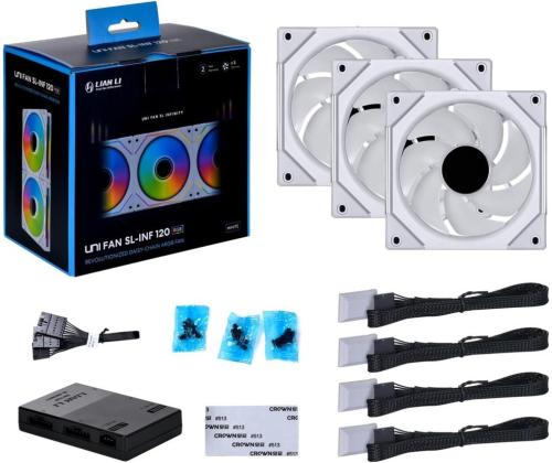 CASE FAN 120MM/G99.12SLIN3W.00 LIAN LI