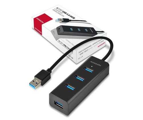 I/O HUB USB3.0 4PORT CHARGING/0.3M HUE-S2B AXAGON