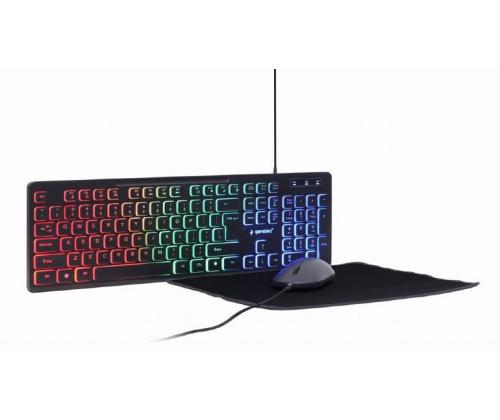 KEYBOARD +MOUSE USB ENG/KBS-UML-01 GEMBIRD