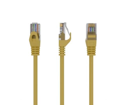 PATCH CABLE CAT6 UTP 0.25M/YELLOW PP6U-0.25M/Y GEMBIRD