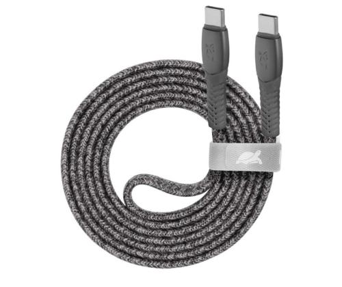 CABLE USB-C TO USB-C 2.1M/GREY PS6105 GR21 RIVACASE