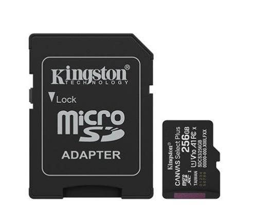 MEMORY MICRO SDXC 256GB UHS-I/W/ADAPTER SDCS3/256GB KINGSTON